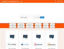 Tablet Screenshot of expertssl.se